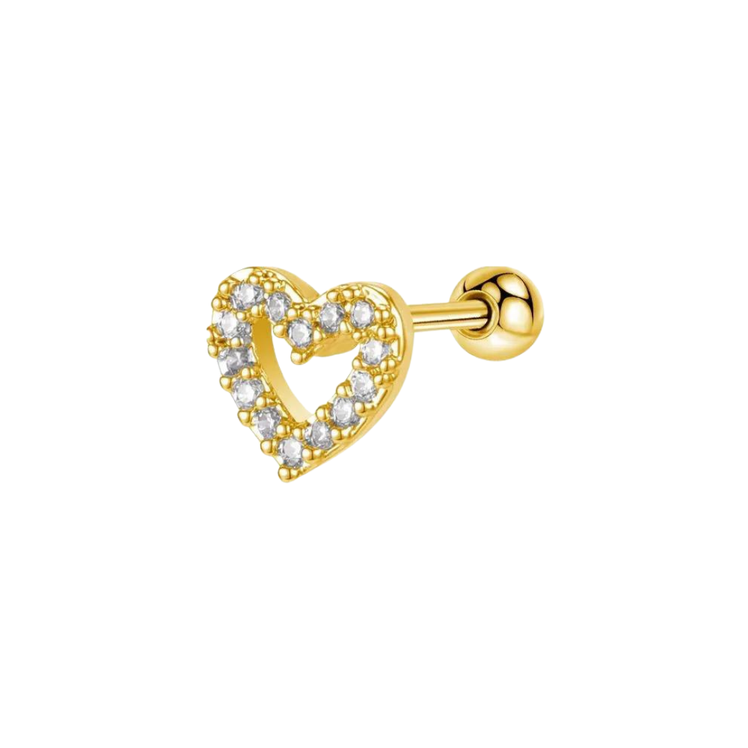 Mini Heart Shine Studs