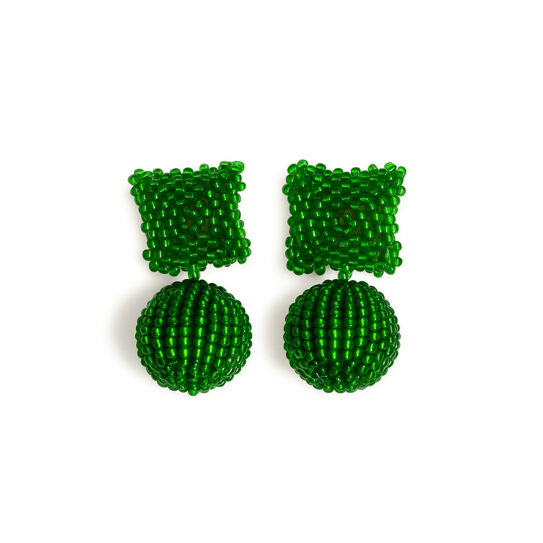 AURORA GREEN EARRING