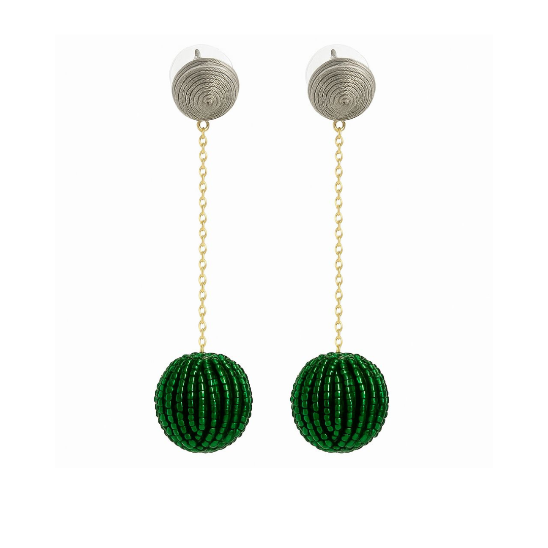 CATALINA GREEN EARRING