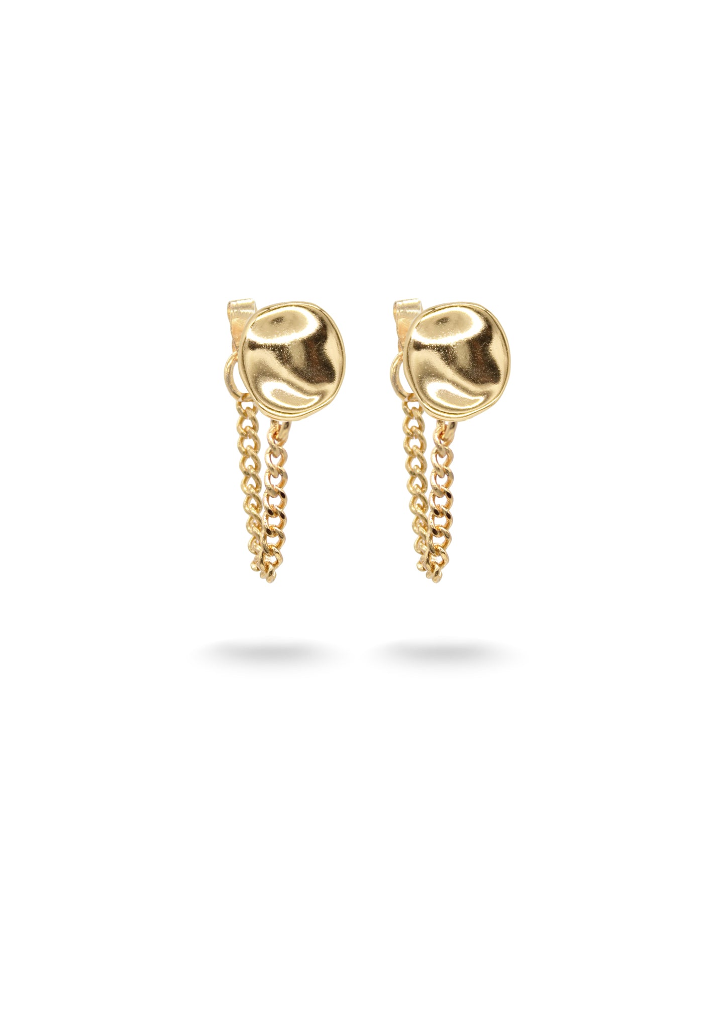 ZOE GOLD CHAIN STUDS