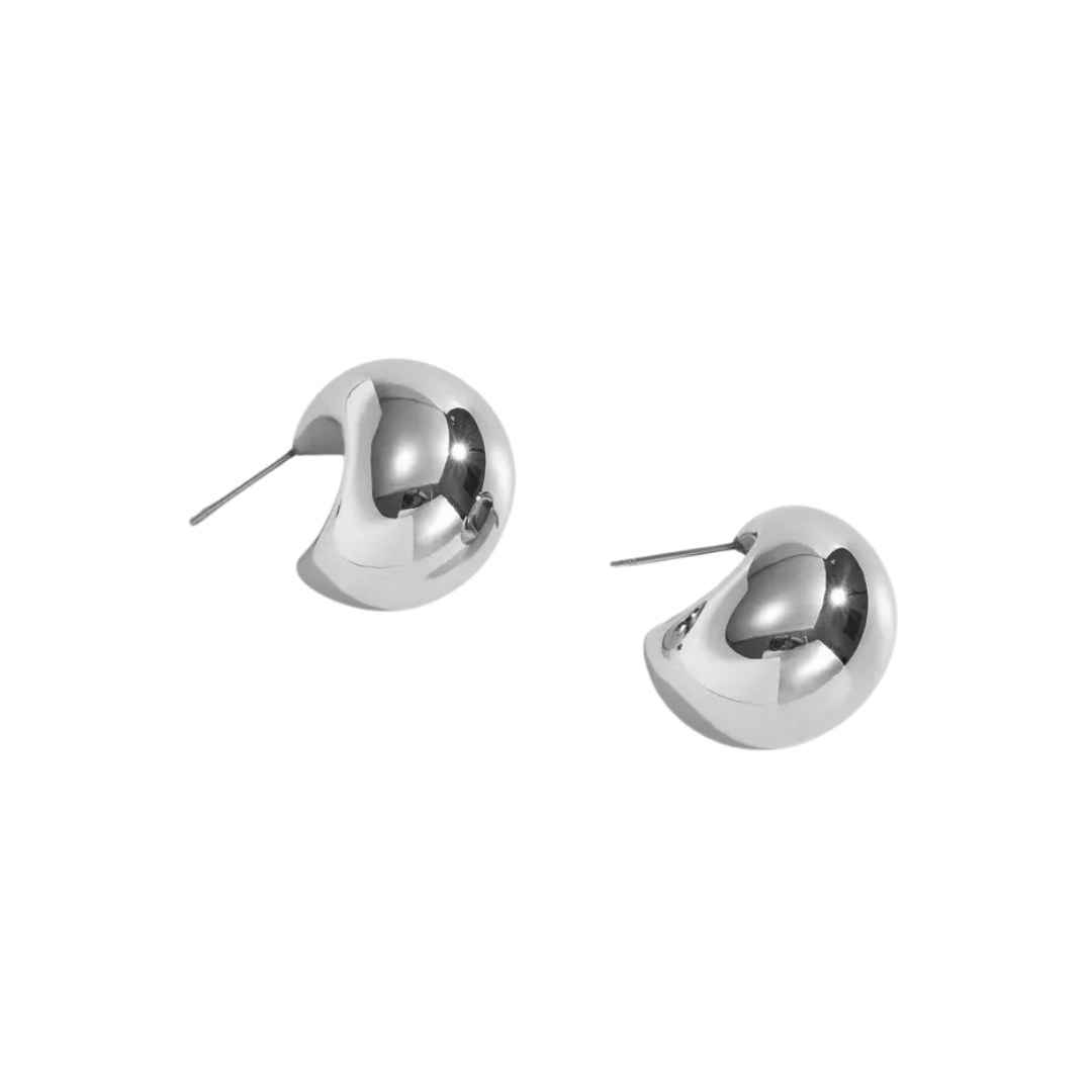 Media luna earrings