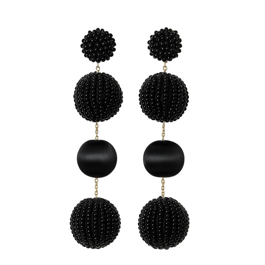 RITA BLACK EARRING
