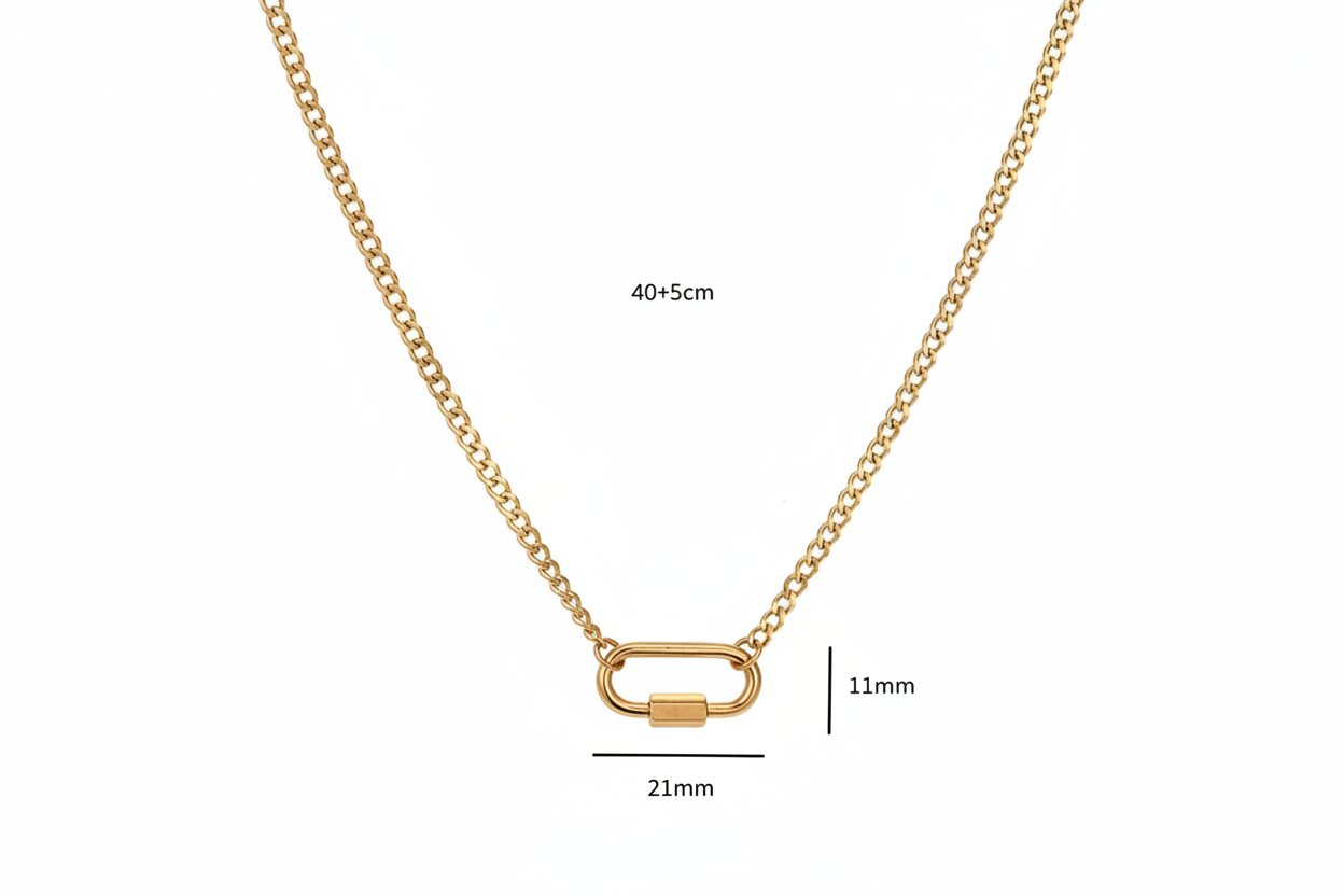 Paperclip Chain Necklace