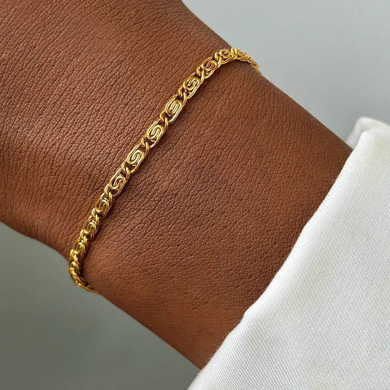 Golden Twist Bracelet